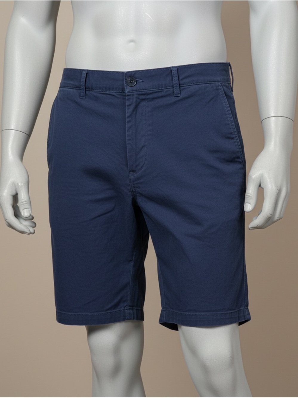 Saks Fifth Avenue Men's Navy Flat-Front Chino Shorts